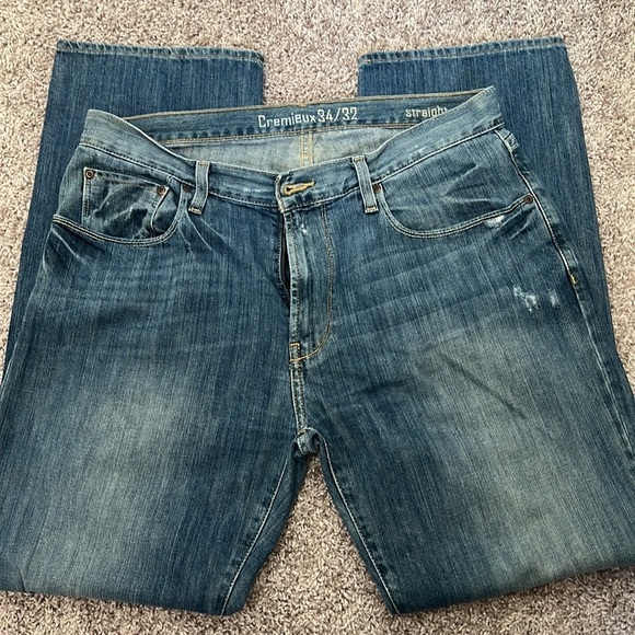 Cremieux Premium Denim Relaxed Straight Fit Jeans Size 34/32 - Picture 3 of 10